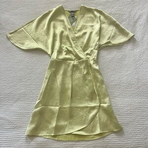 H&M silk wrap dress. Size XS.